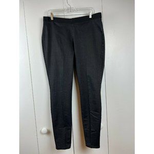 Eileen Fisher Tapered Ankle Black Jeans Elastic Waist Women Size 14